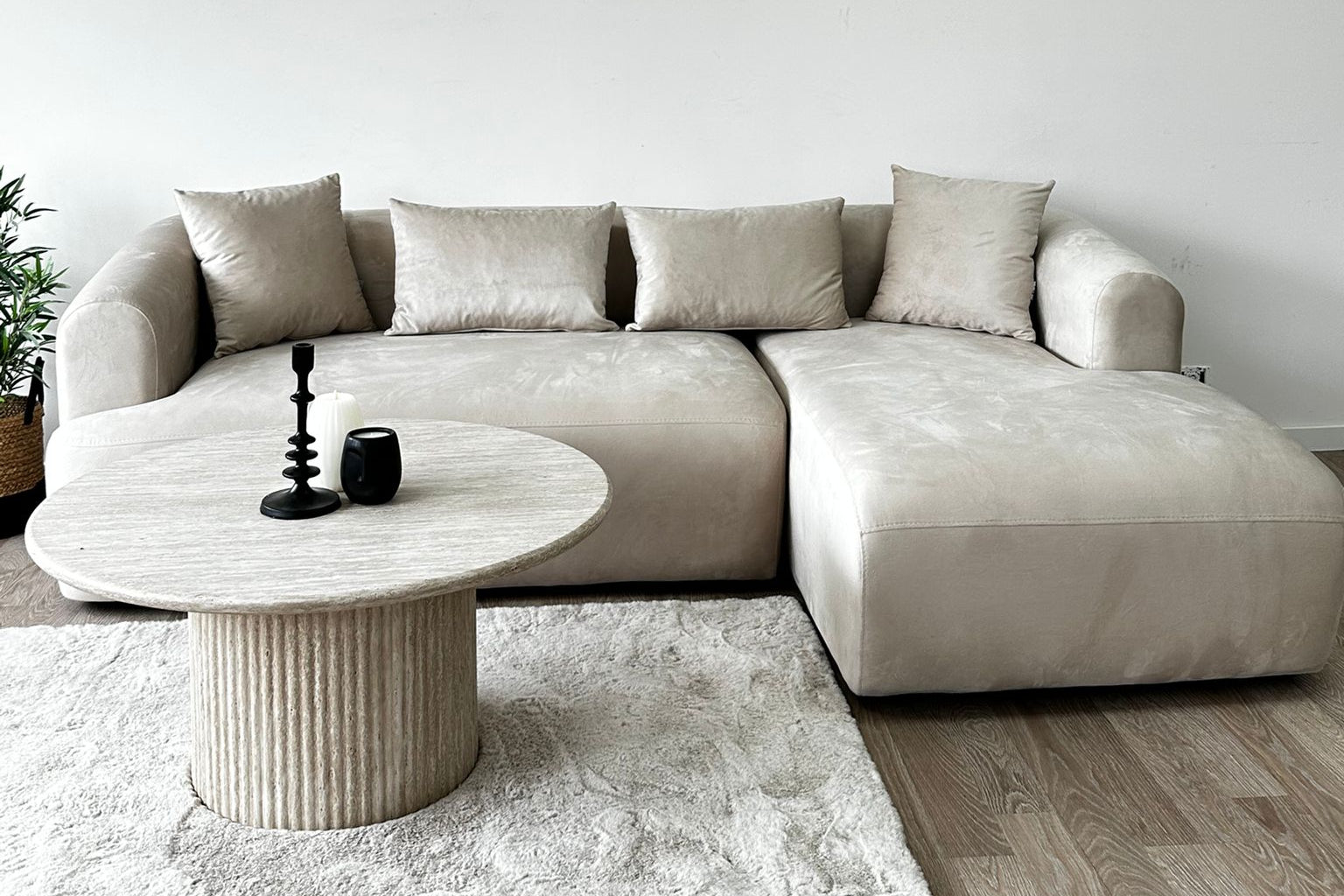 Canapé d'Angle ELA velours