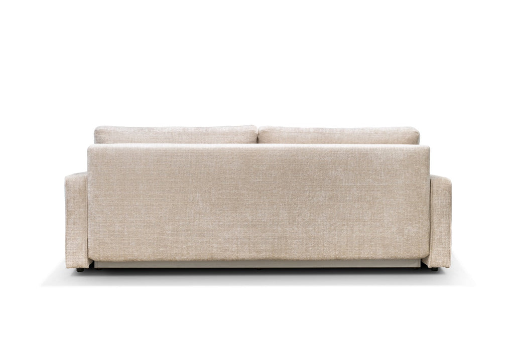 Canapé 3 Places Convertible NICOLE Marbella Blanc Cassé